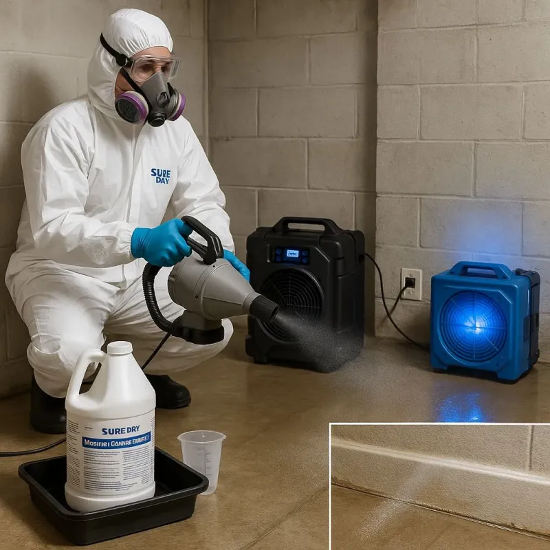 Sanitization and Odor Removal process in Wyncote, PA